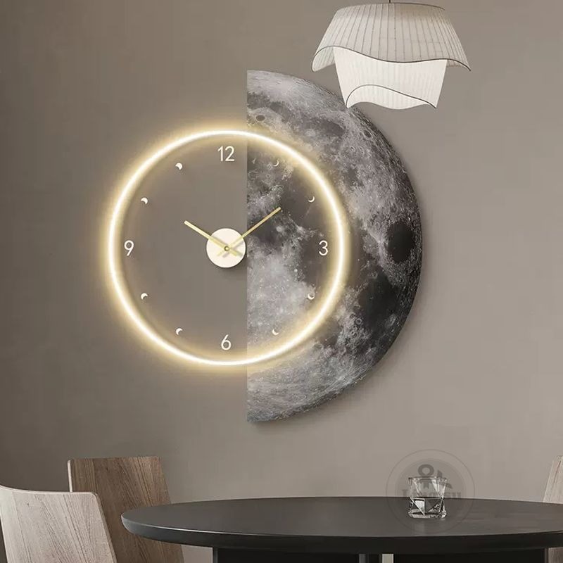 Luxury Watch House - Luxe wandklok moderne led horlogemuur voor