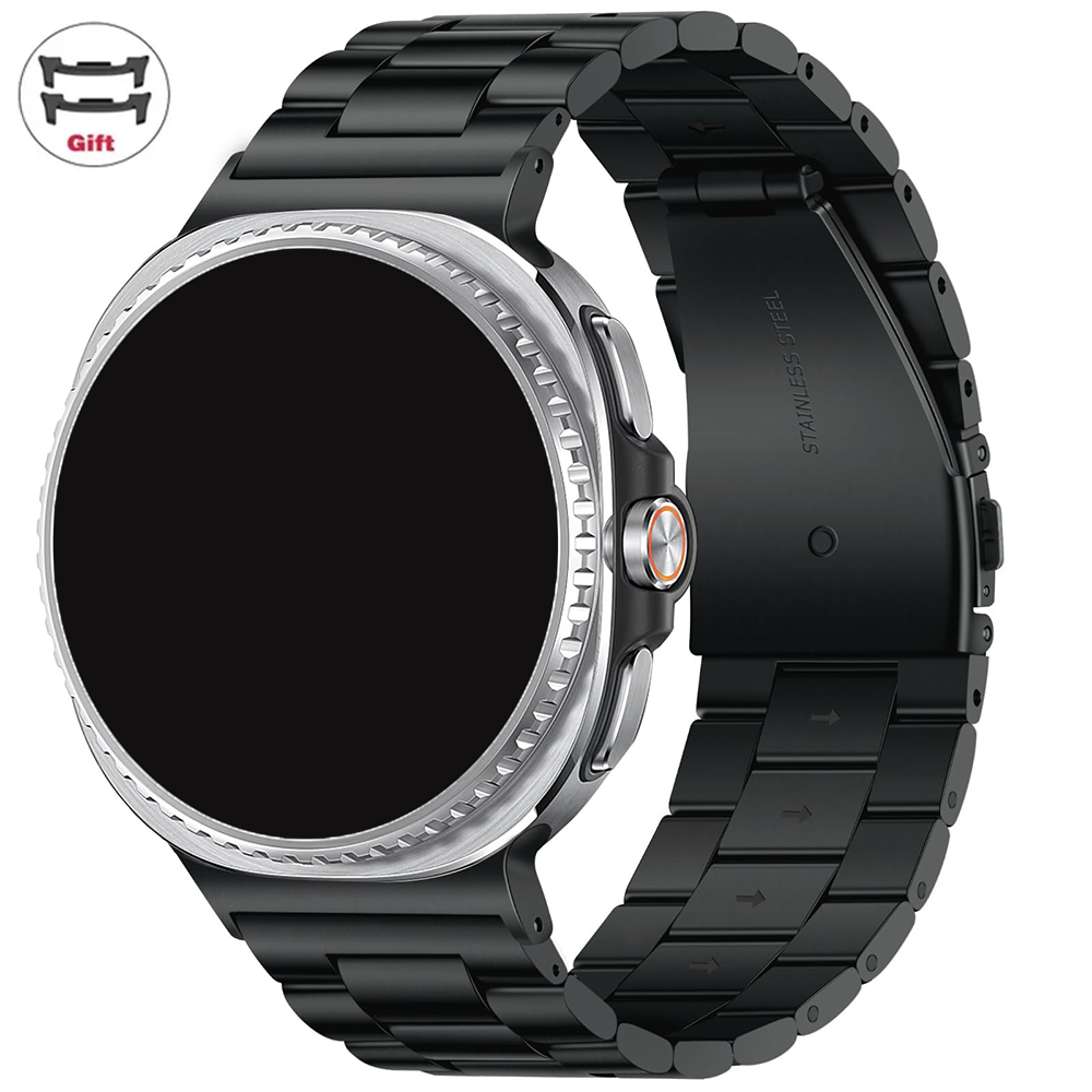 Luxury Watch Galaxy - Roestvrij stalen band voor Samsung Galaxy