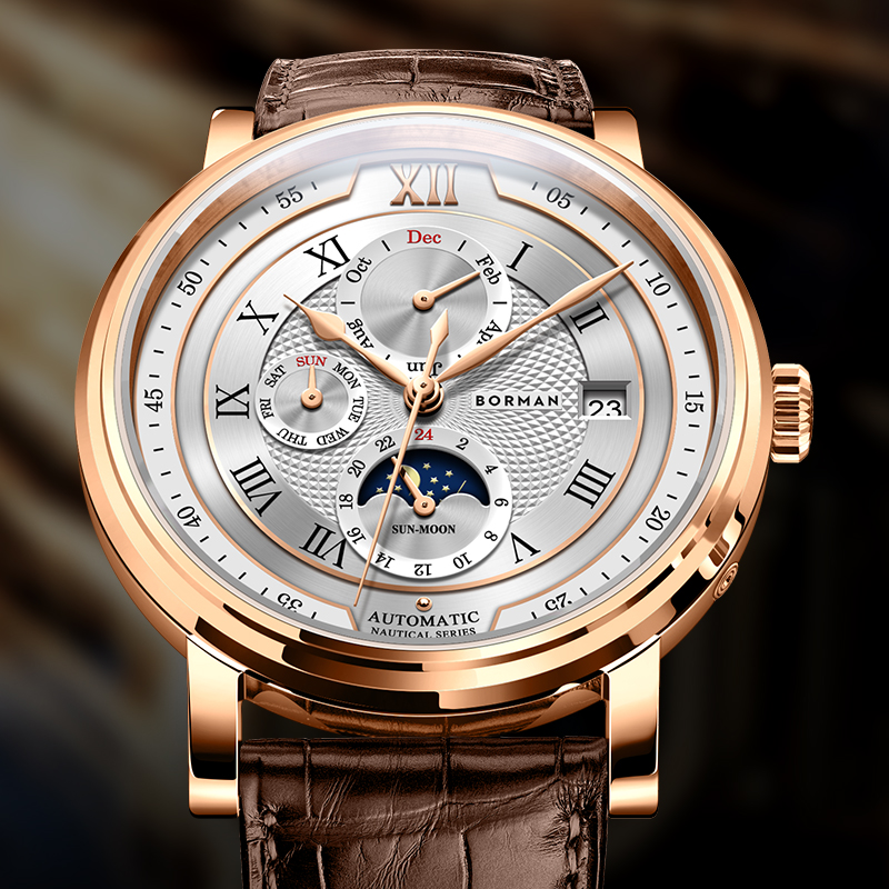 Luxury Watch On Sale - Luxe Merk Zwitserland BORMAN Automatische Mechanische