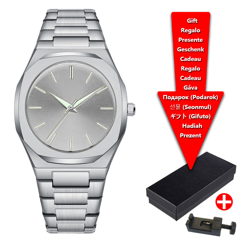 Luxury Watch Brands Logo - Luxe herenhorloge, waterdicht, lichtgevend roestvrijstalen horloge,