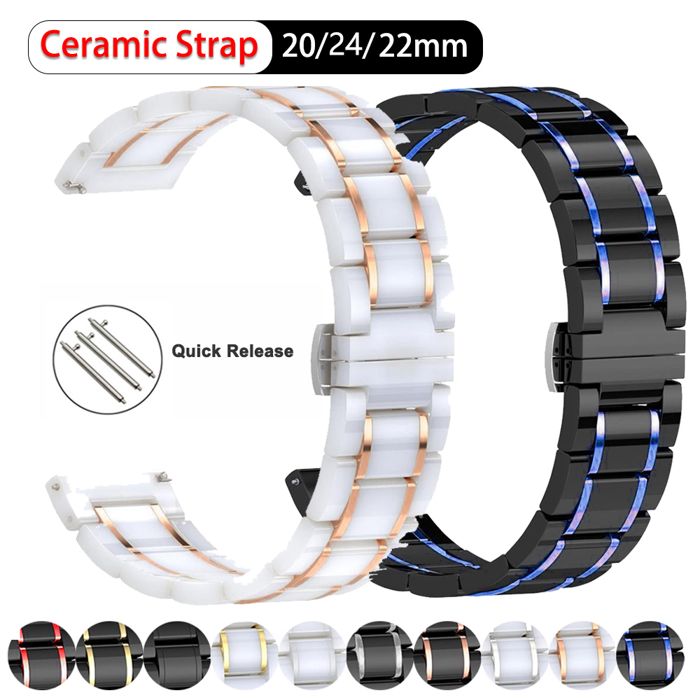 Luxury Watch Galaxy - 20Mm 22Mm 24Mm Keramische Band Voor