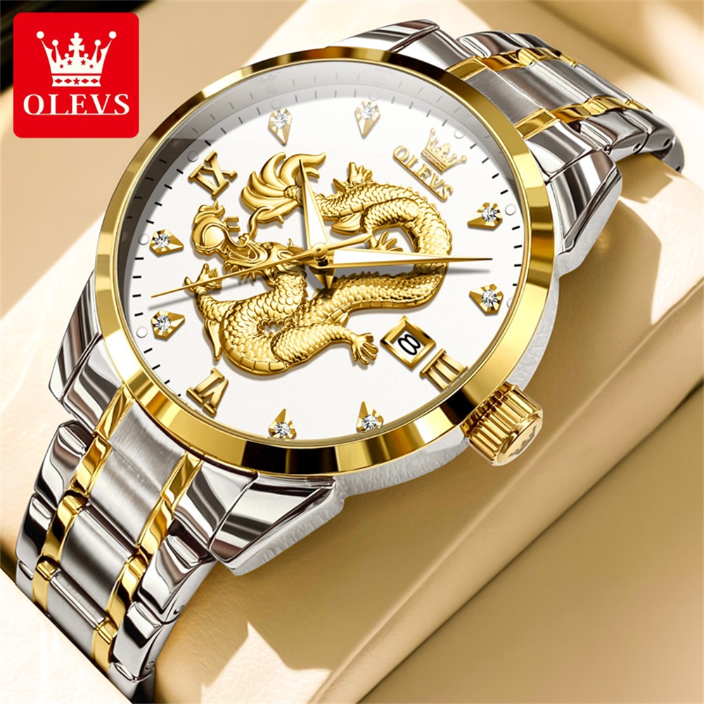 Luxury Watch In China - OLEVS Mode China Loong Dragon Dial