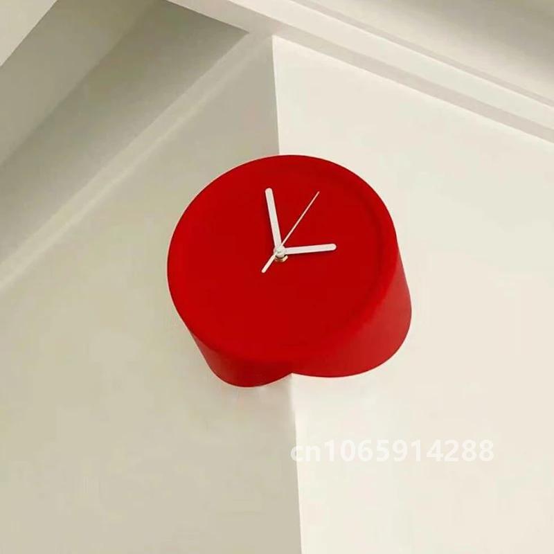 Luxury Watch House - 8-inch hoekwandklokken Minimalistische muurkunst Klok Slaapkamermechanisme