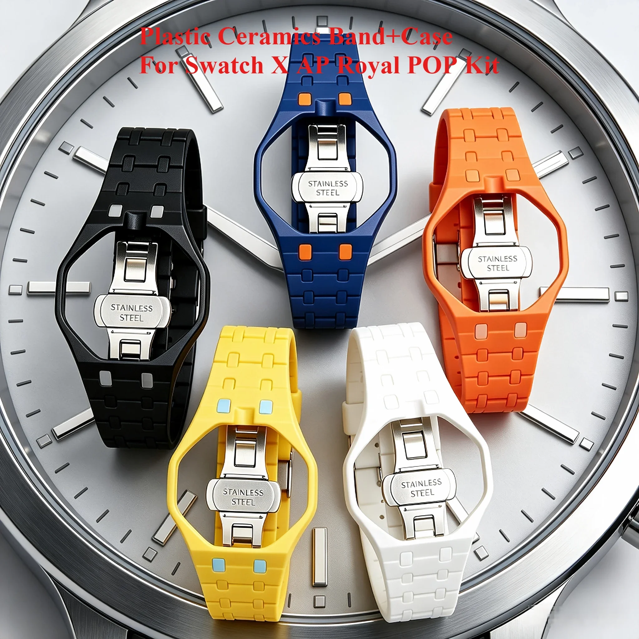 Luxury Watch Straps - Luxe modificatiekit voor Swatch X AP