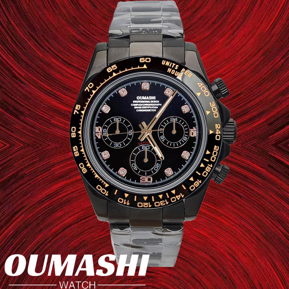 Luxury Watch Leather - VK63 horloges 39,3 mm luxe horloge