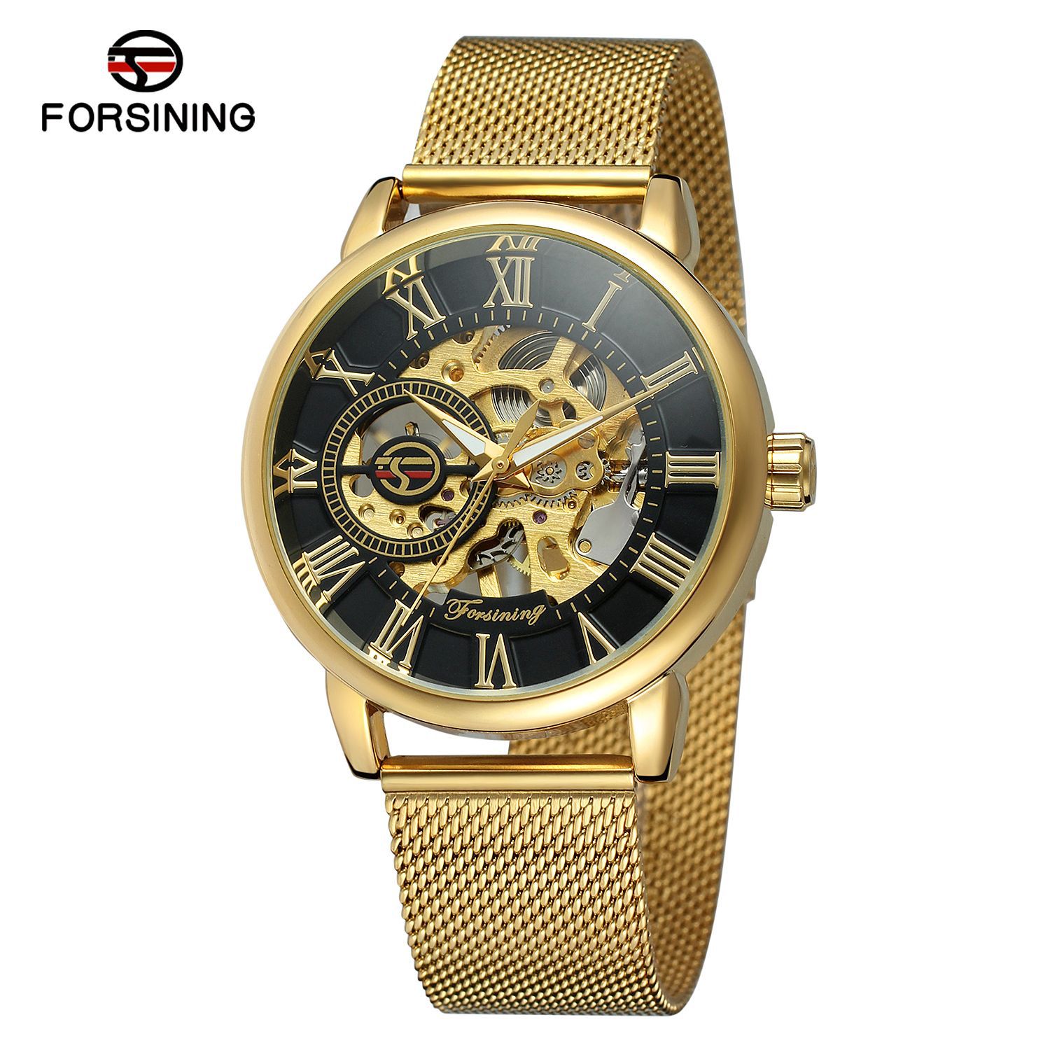 Luxury Watch Brands Logo - Forsining Top Merk Transparante Case Fashion