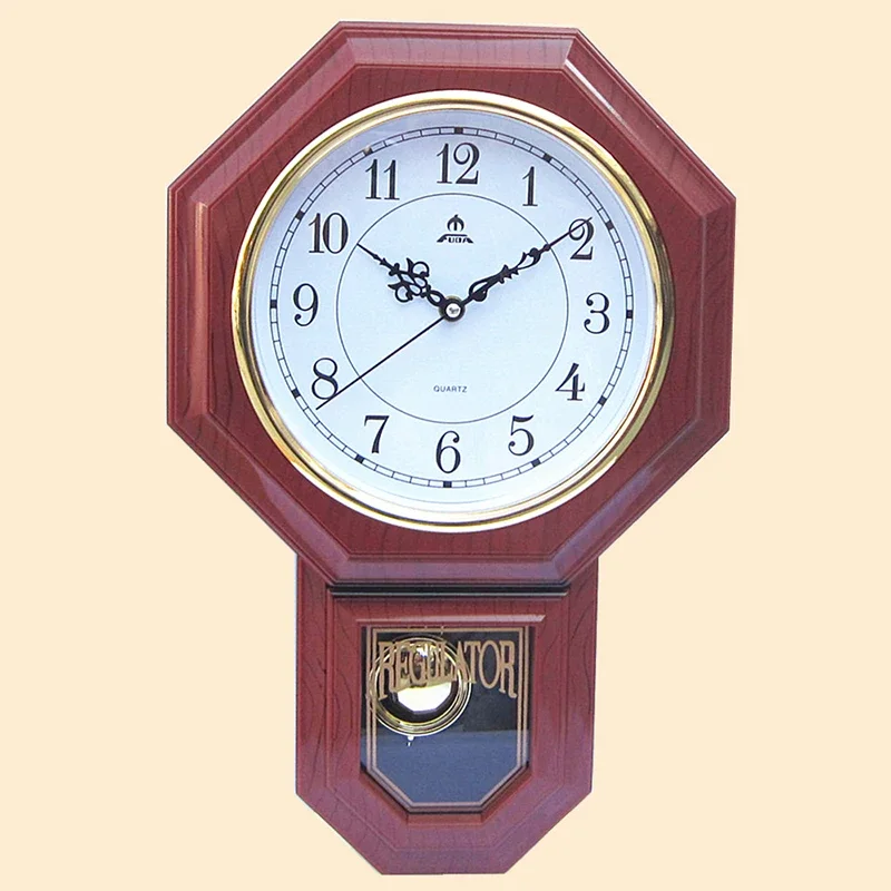 Luxury Watch House - Vintage wandklok luxe groot formaat slingerklokken