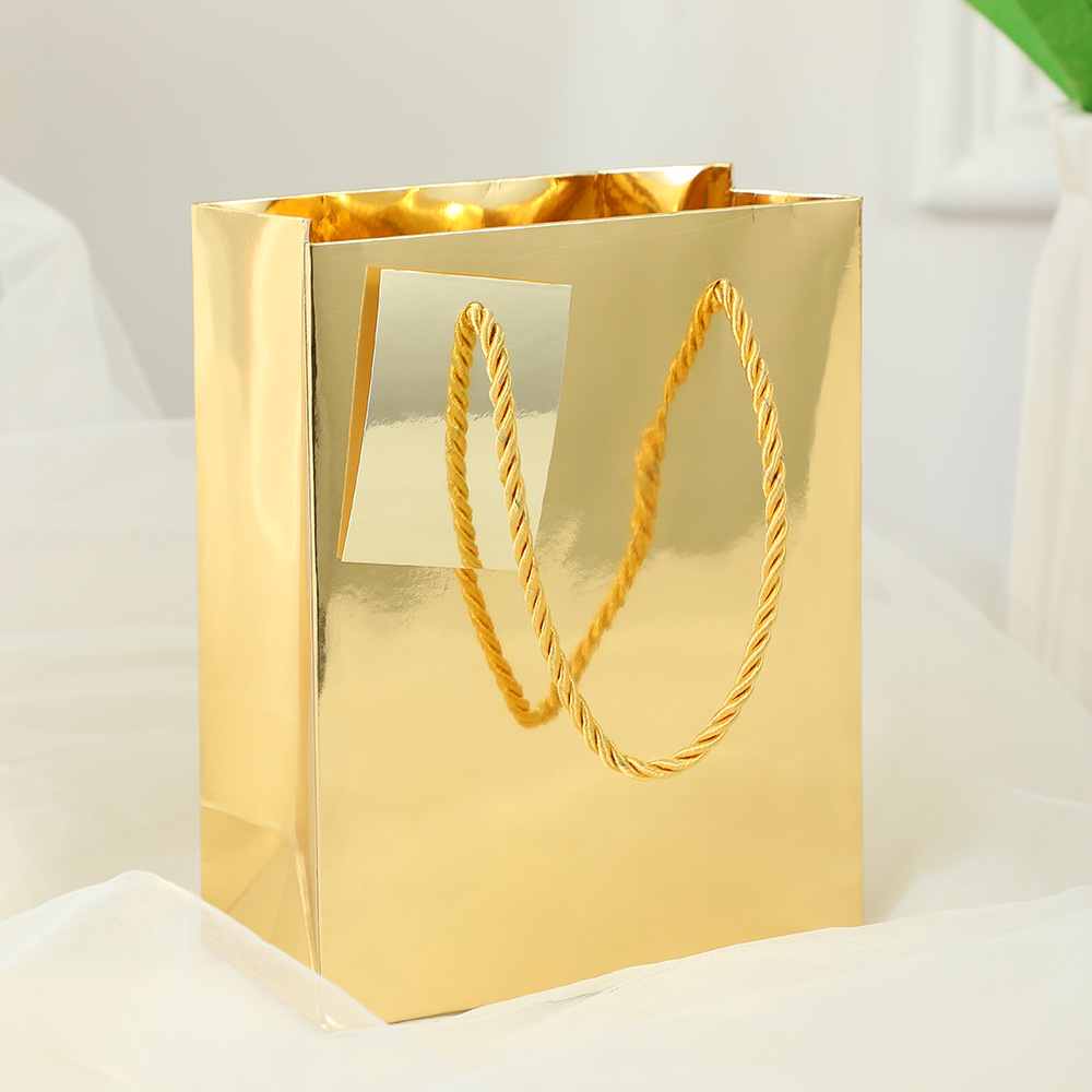 Luxury Watch House - Luxe gouden kaart gelamineerde geschenktas met