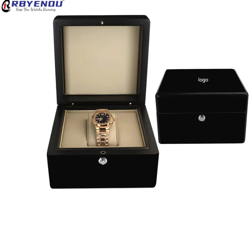 Luxury Watch Brands Logo - Luxe houten op maat gemaakte horloge-etui