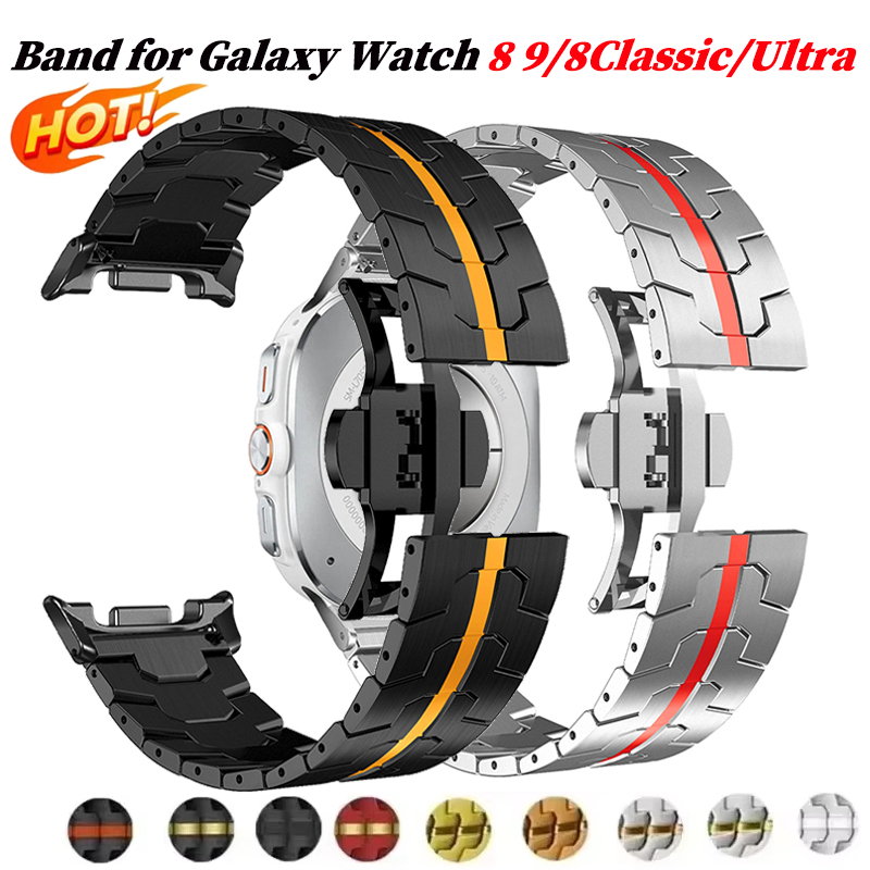 Luxury Watch Galaxy - Metalen roestvrijstalen band voor Samsung Galaxy