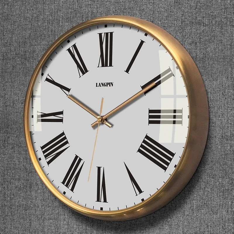 Luxury Watch House - Moderne grote wandklokken Luxe stille woonkamerklok