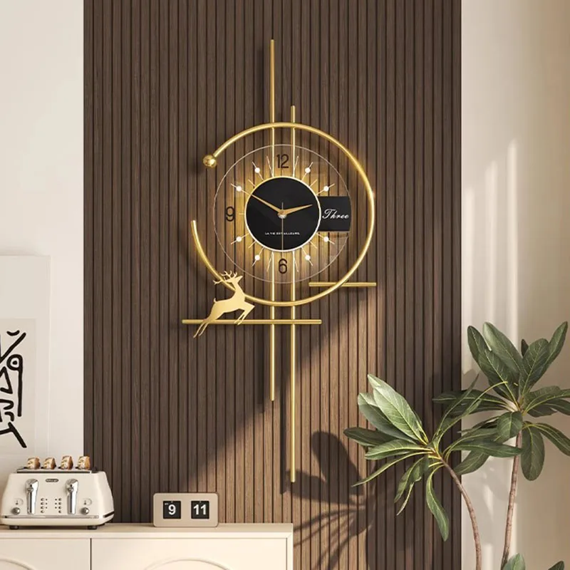Luxury Watch House - Populaire eetkamer wandklok minimalistisch luxe decor
