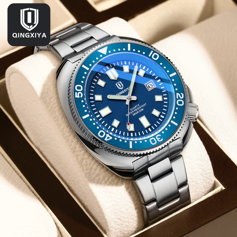 Luxury Watch Manufacturers - QINGXIYA Merk Mode Klassieke Blauwe Quartz