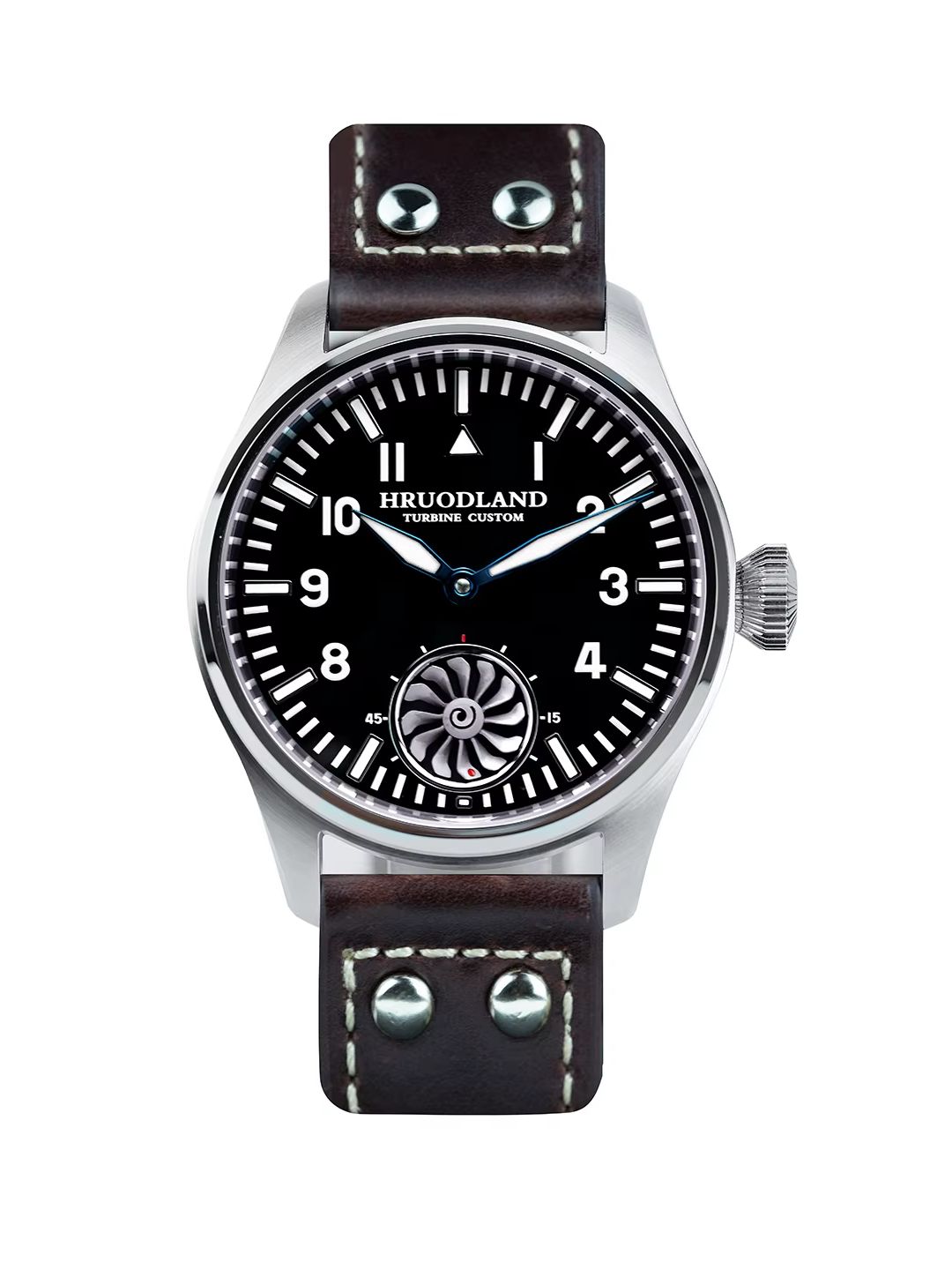 Hruodland 43mm Pilot Heren Han - Tourbillon Movement Watch recensie en prijs