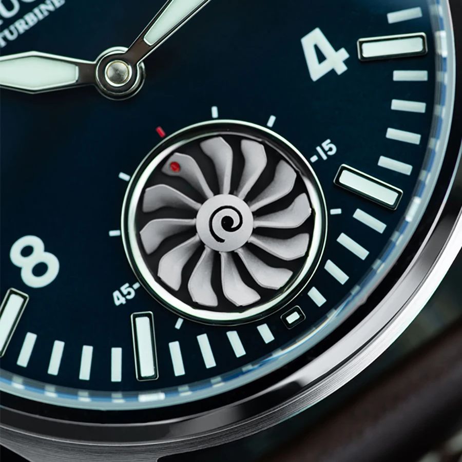 Hruodland 43mm Pilot Heren Han - Tourbillon Movement Watch recensie en prijs