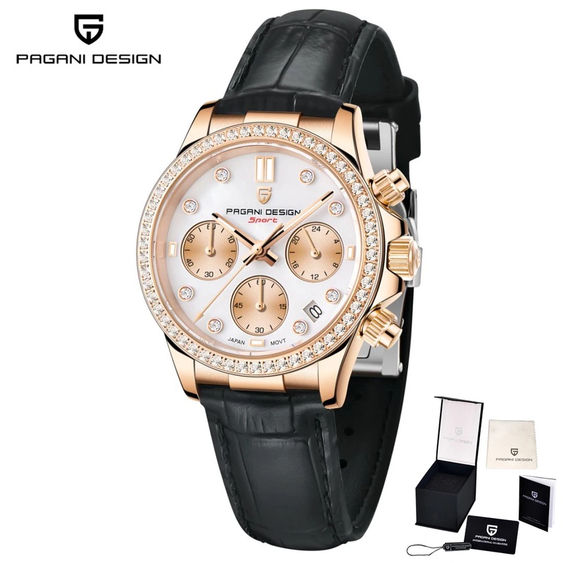 PAGANI DESIGN Luxe Dameshorlog - Luxury Watch Leather recensie en prijs