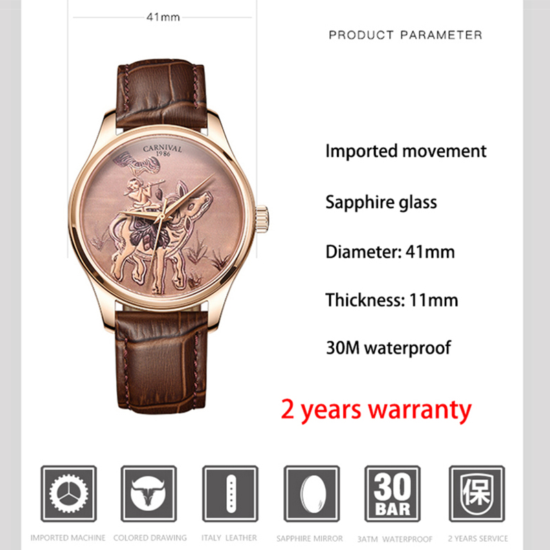 CARNAVAL Merk Mode Zodiac ox R - Luxury Watch On Sale recensie en prijs