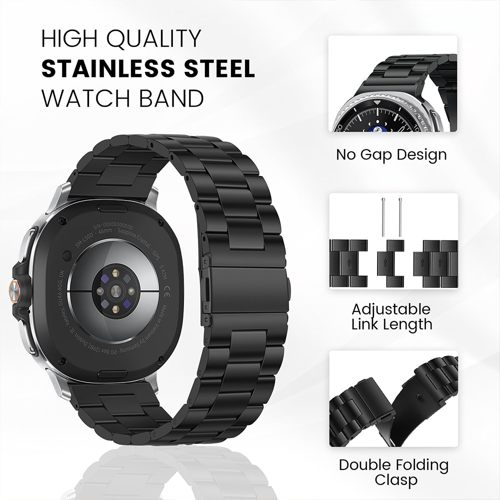 Roestvrij stalen band voor Sam - Luxury Watch Galaxy recensie en prijs
