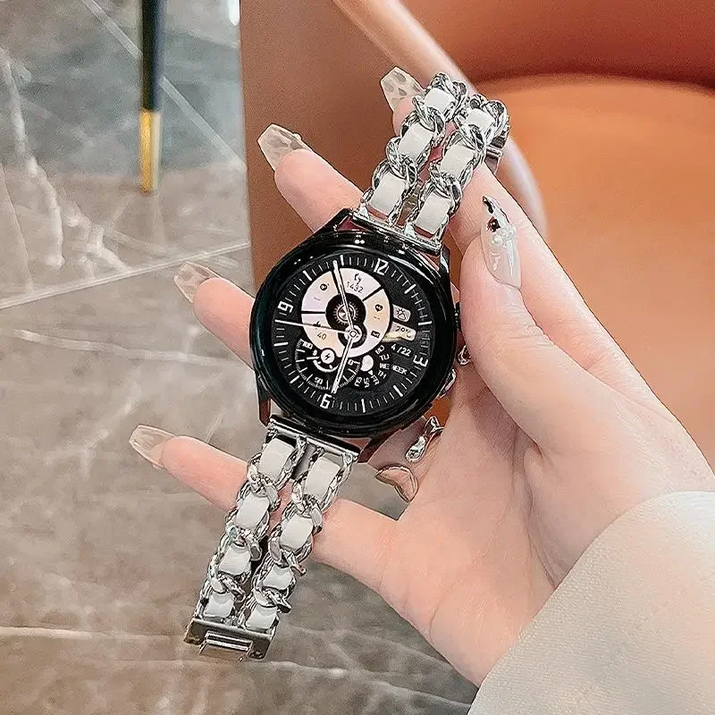 Luxe Leer + metalen Band Voor  - Luxury Watch Galaxy recensie en prijs