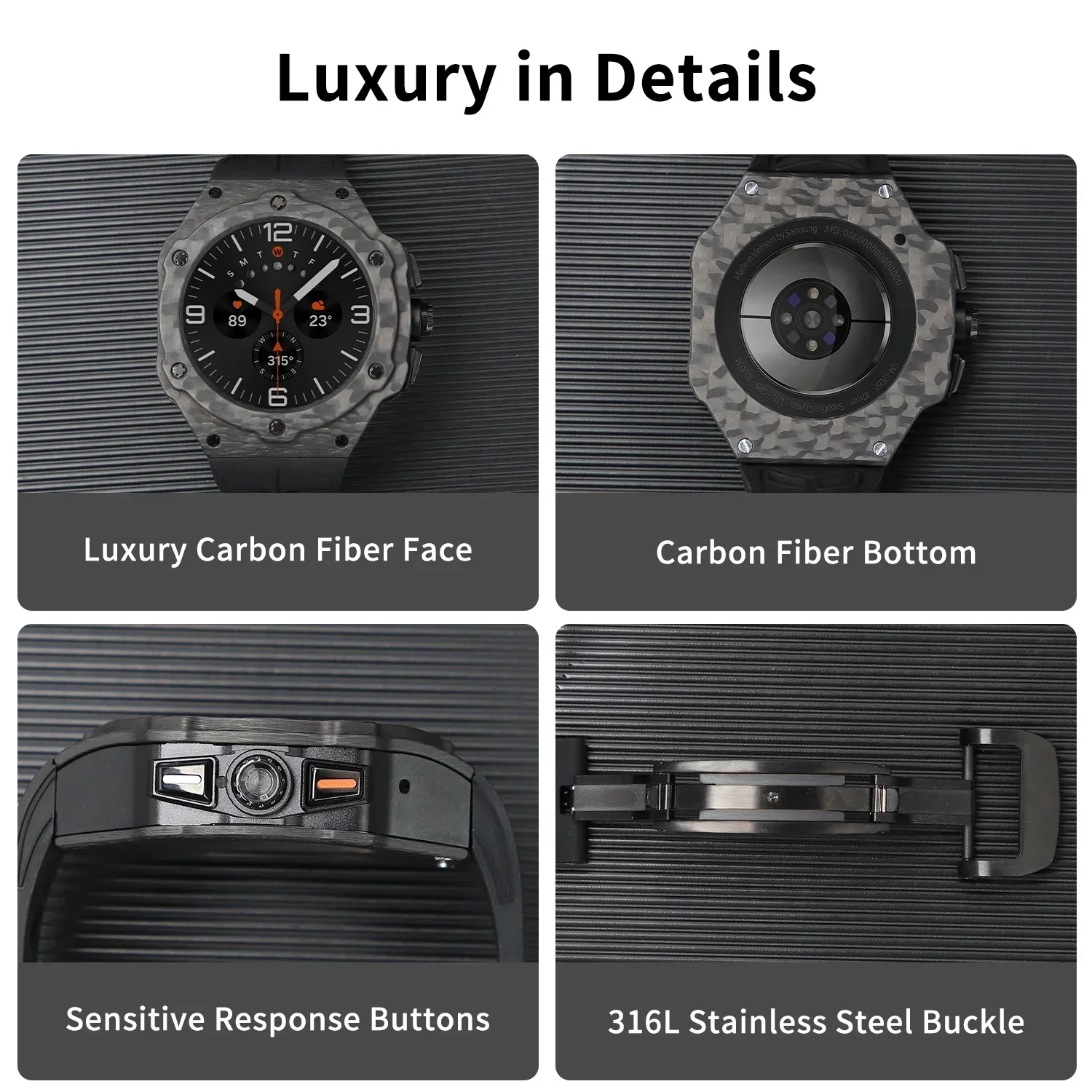 Luxe modificatiekit voor Samsu - Luxury Watch Galaxy recensie en prijs