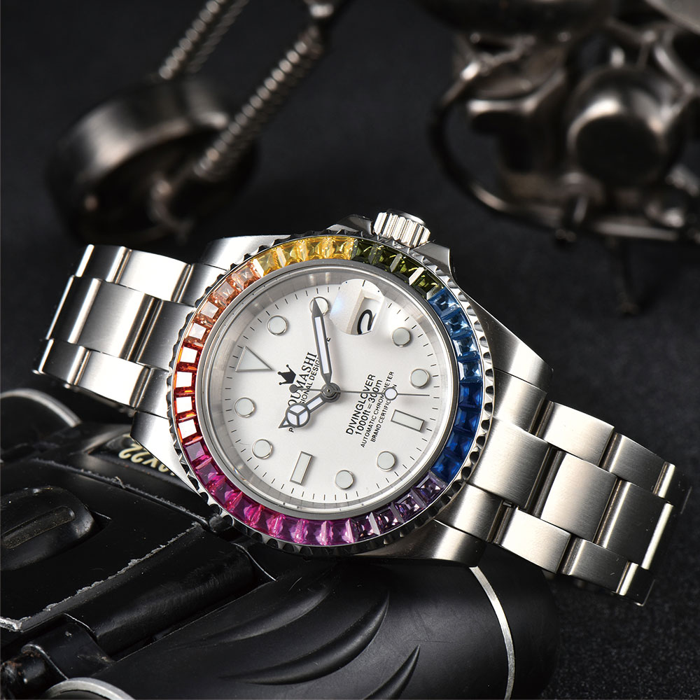 40 mm luxe duikhorloge voor he - Luxury Watch Straps recensie en prijs