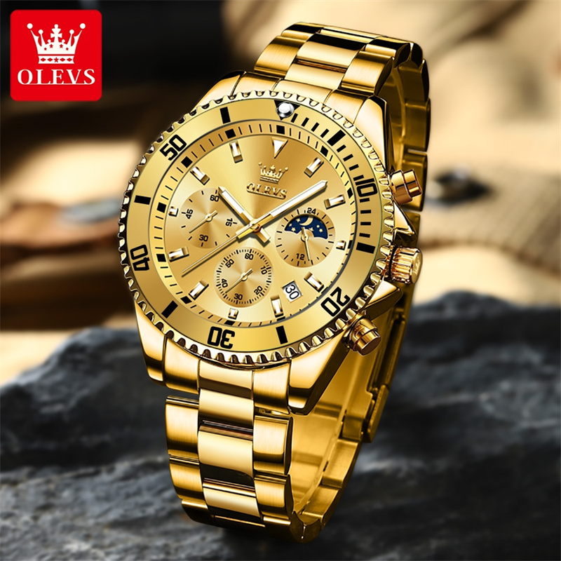 Olevs Horloge Heren Topmerk Lu - Luxury Watch Manufacturers recensie en prijs