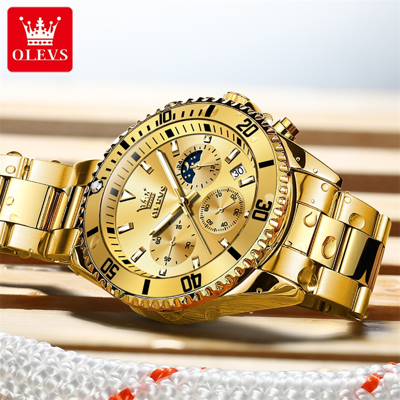 Olevs Horloge Heren Topmerk Lu - Luxury Watch Manufacturers recensie en prijs