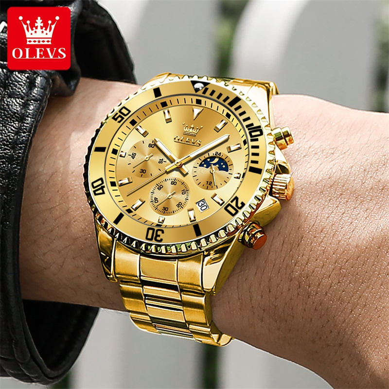 Olevs Horloge Heren Topmerk Lu - Luxury Watch Manufacturers recensie en prijs