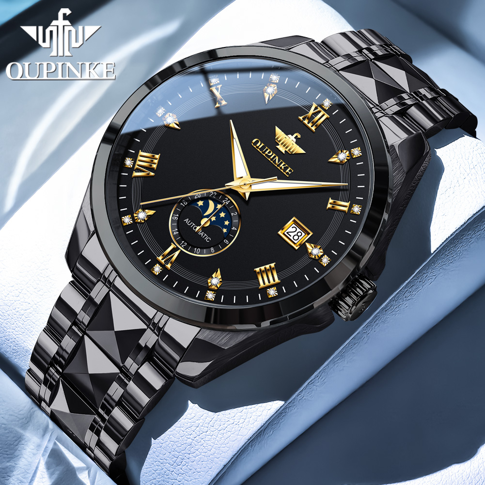 OUPINKE 3265 herenhorloge maan - Luxury Watch Leather recensie en prijs