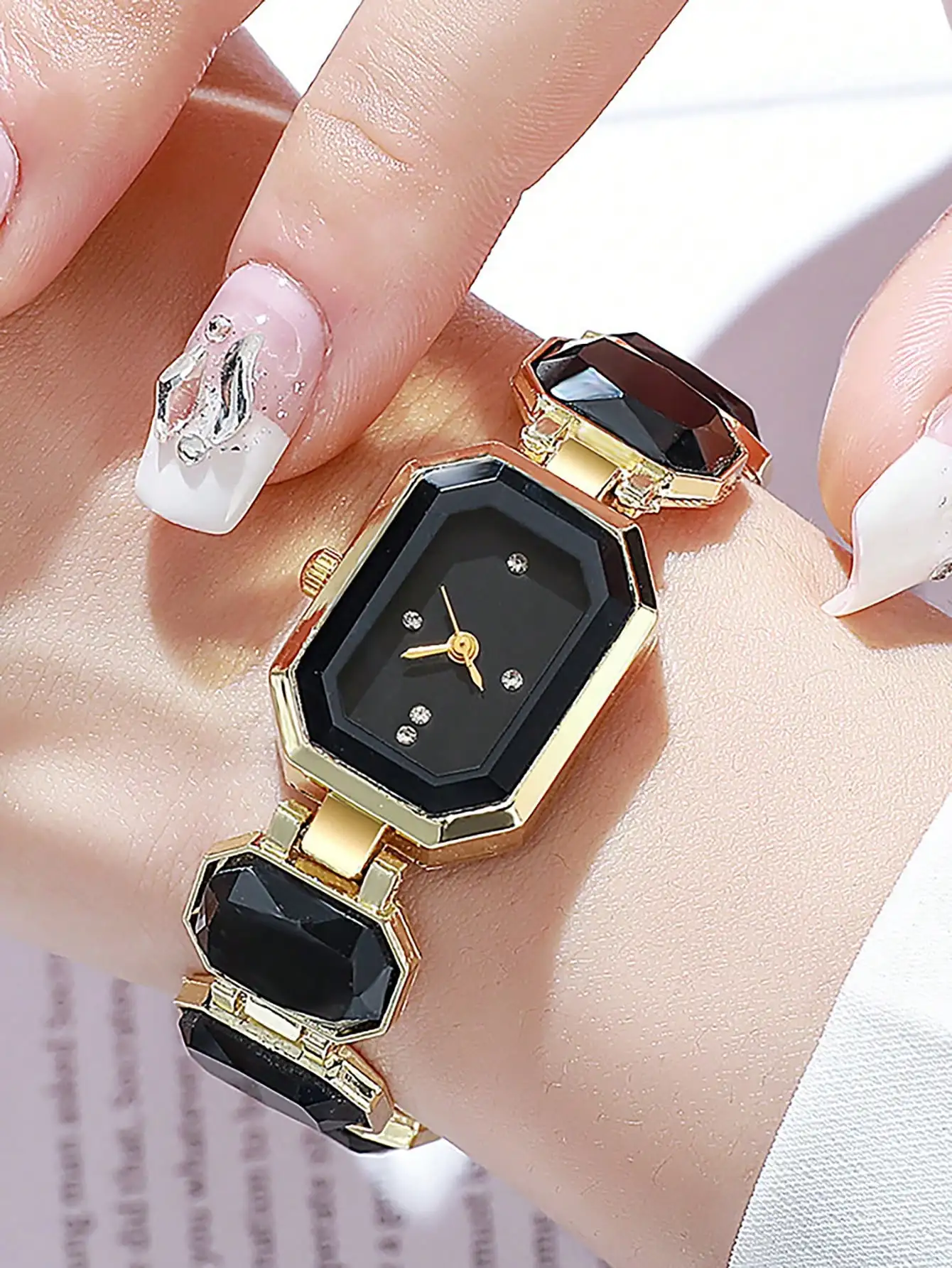 Vrouwen vierkant horloge luxe  - Luxury Watch Diamond recensie en prijs