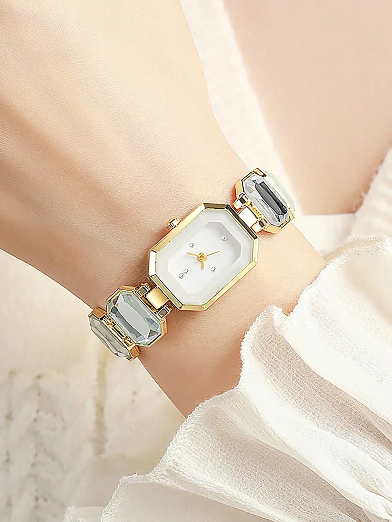 Vrouwen vierkant horloge luxe  - Luxury Watch Diamond recensie en prijs