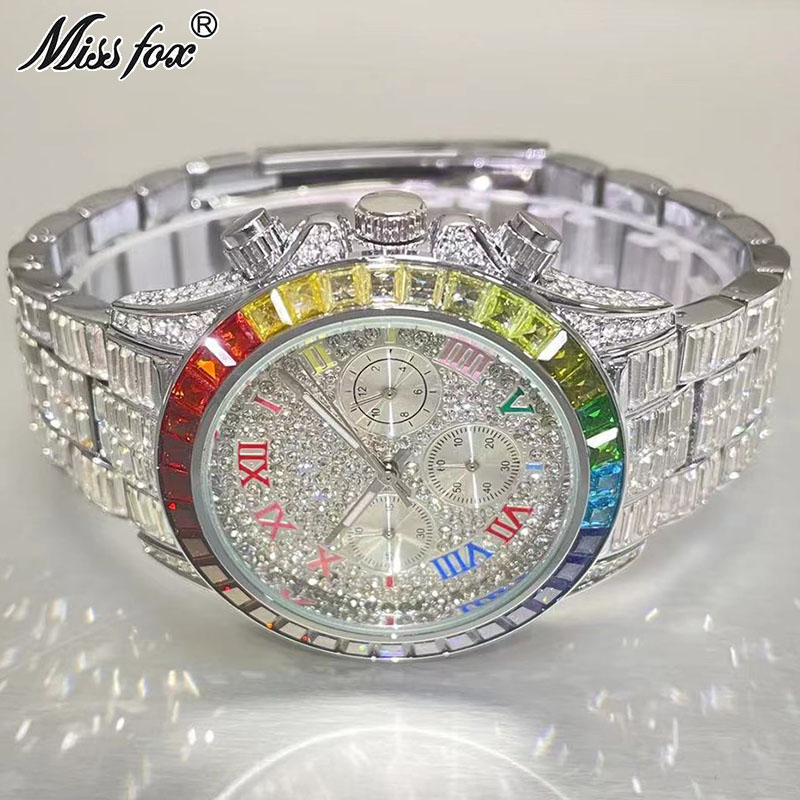 Missfox Luxe Iced Horloge Voor - Luxury Watch Manufacturers recensie en prijs