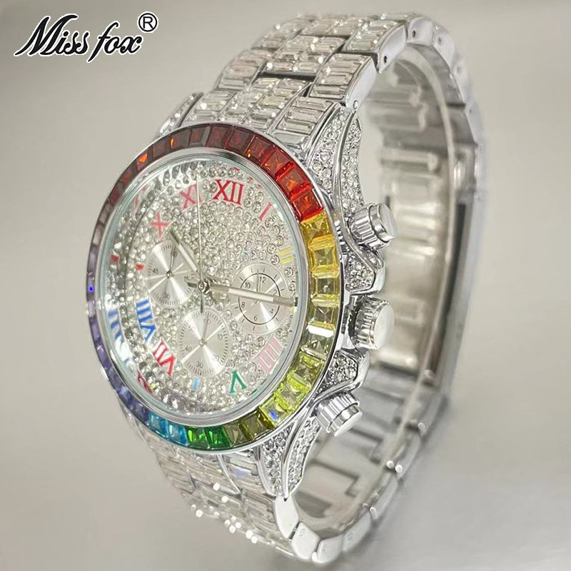 Missfox Luxe Iced Horloge Voor - Luxury Watch Manufacturers recensie en prijs