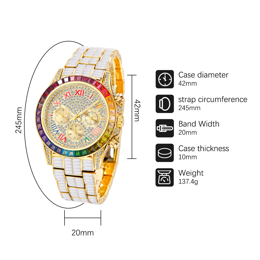 Missfox Luxe Iced Horloge Voor - Luxury Watch Manufacturers recensie en prijs