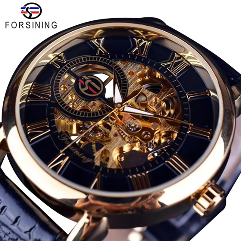 Forsining 3D logo ontwerp holl - Luxury Watch Brands Logo recensie en prijs