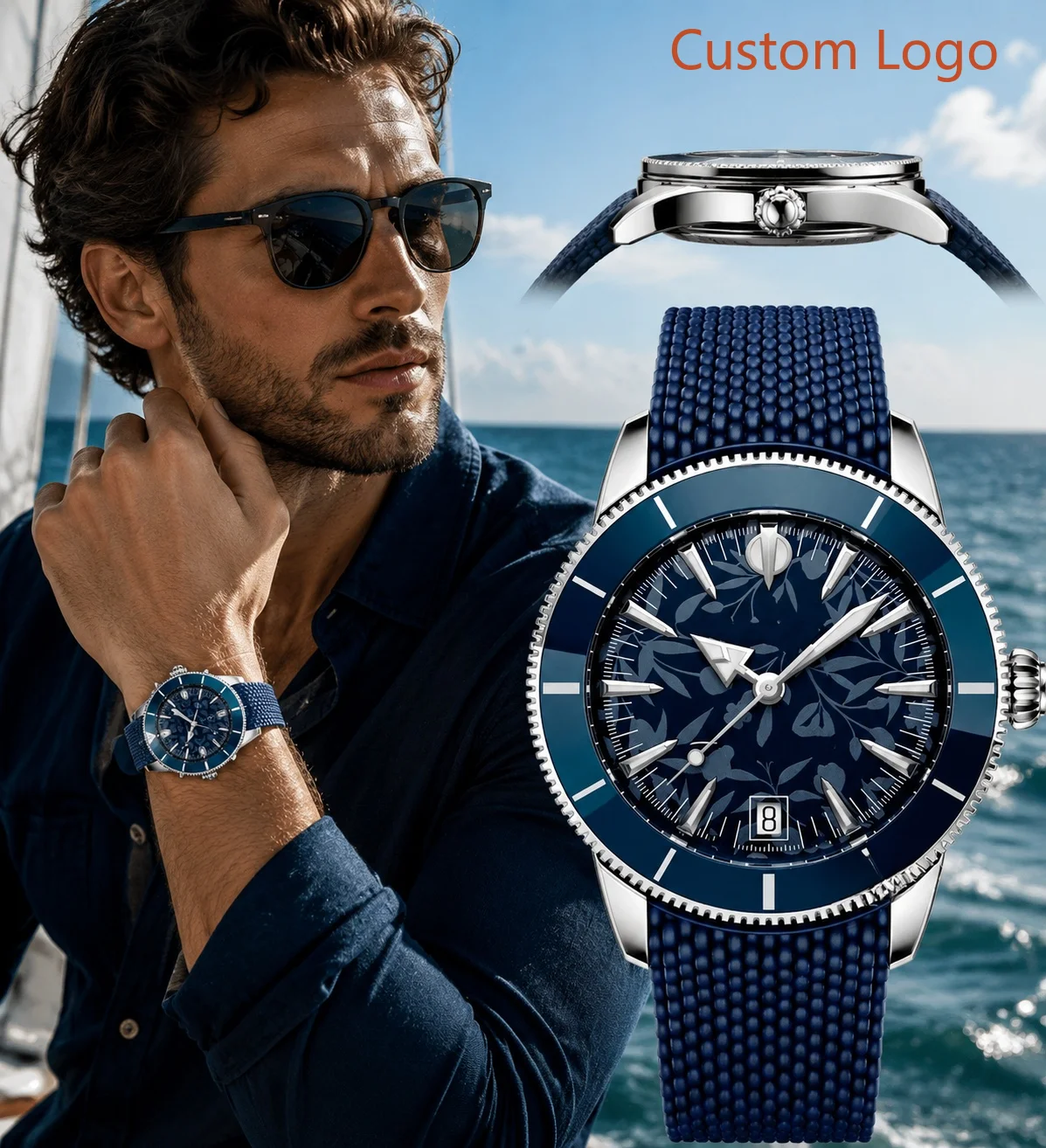 Heren 46 mm automatisch duikho - Luxury Watch Straps recensie en prijs