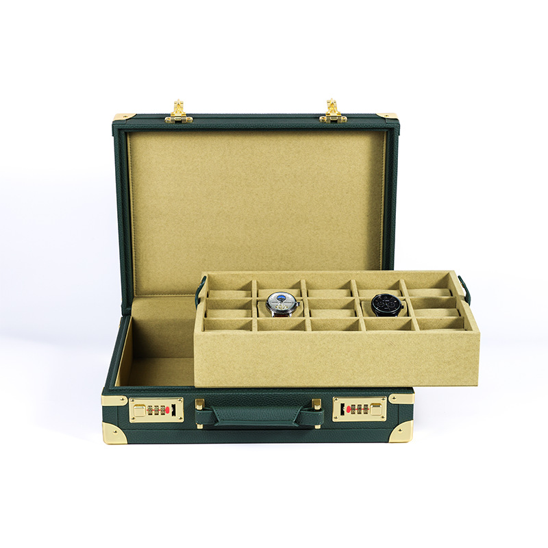 OEM ODM Luxe 15-vakjes groene  - Luxury Watch Leather recensie en prijs