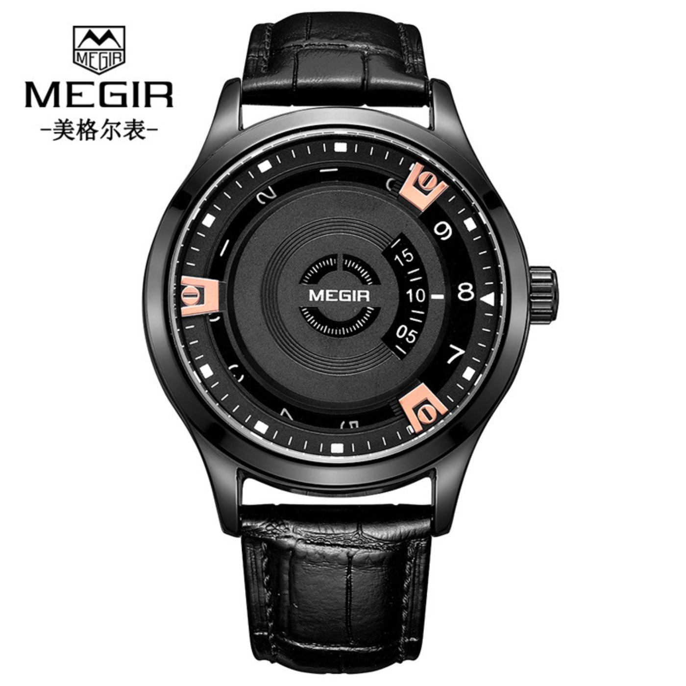 MEGIR Mannen Horloges Luxe Led - Luxury Watch Leather recensie en prijs