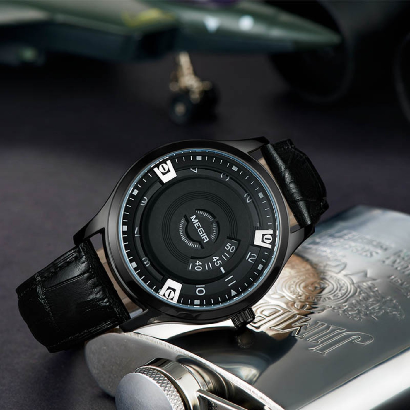 MEGIR Mannen Horloges Luxe Led - Luxury Watch Leather recensie en prijs