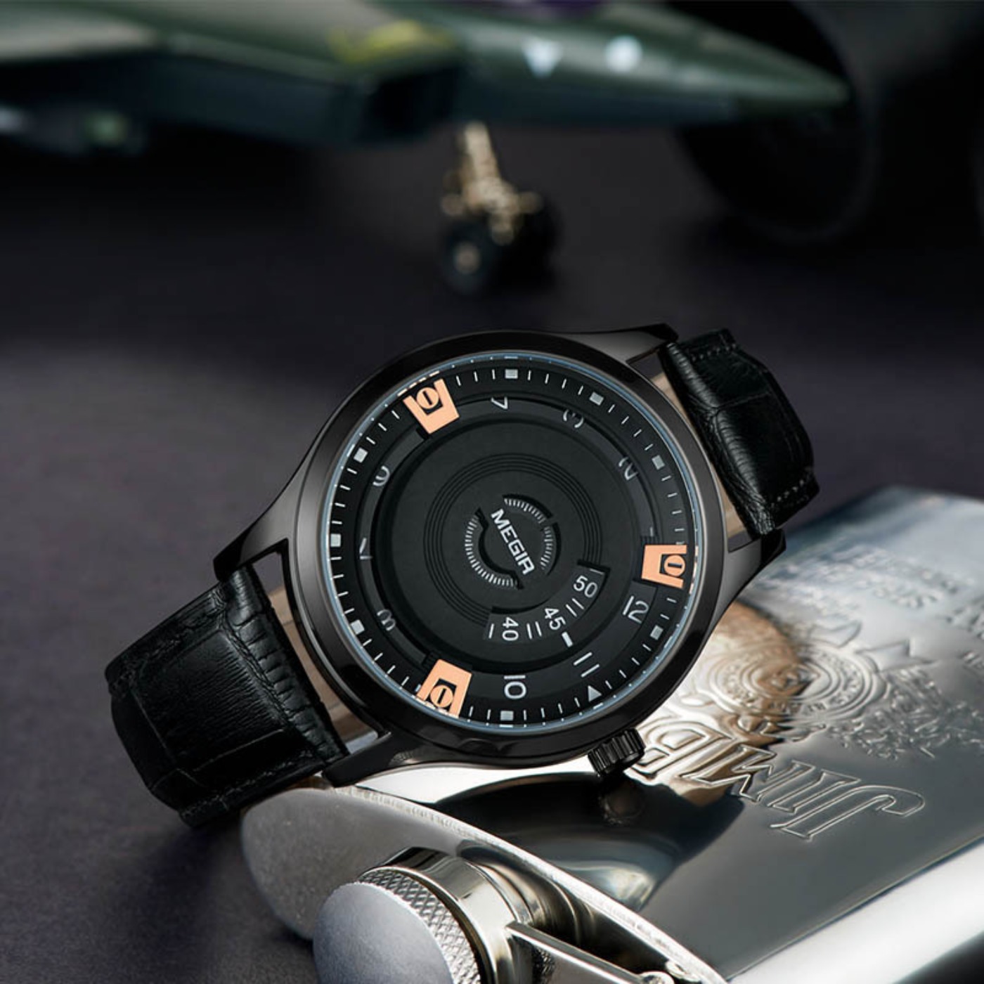 MEGIR Mannen Horloges Luxe Led - Luxury Watch Leather recensie en prijs