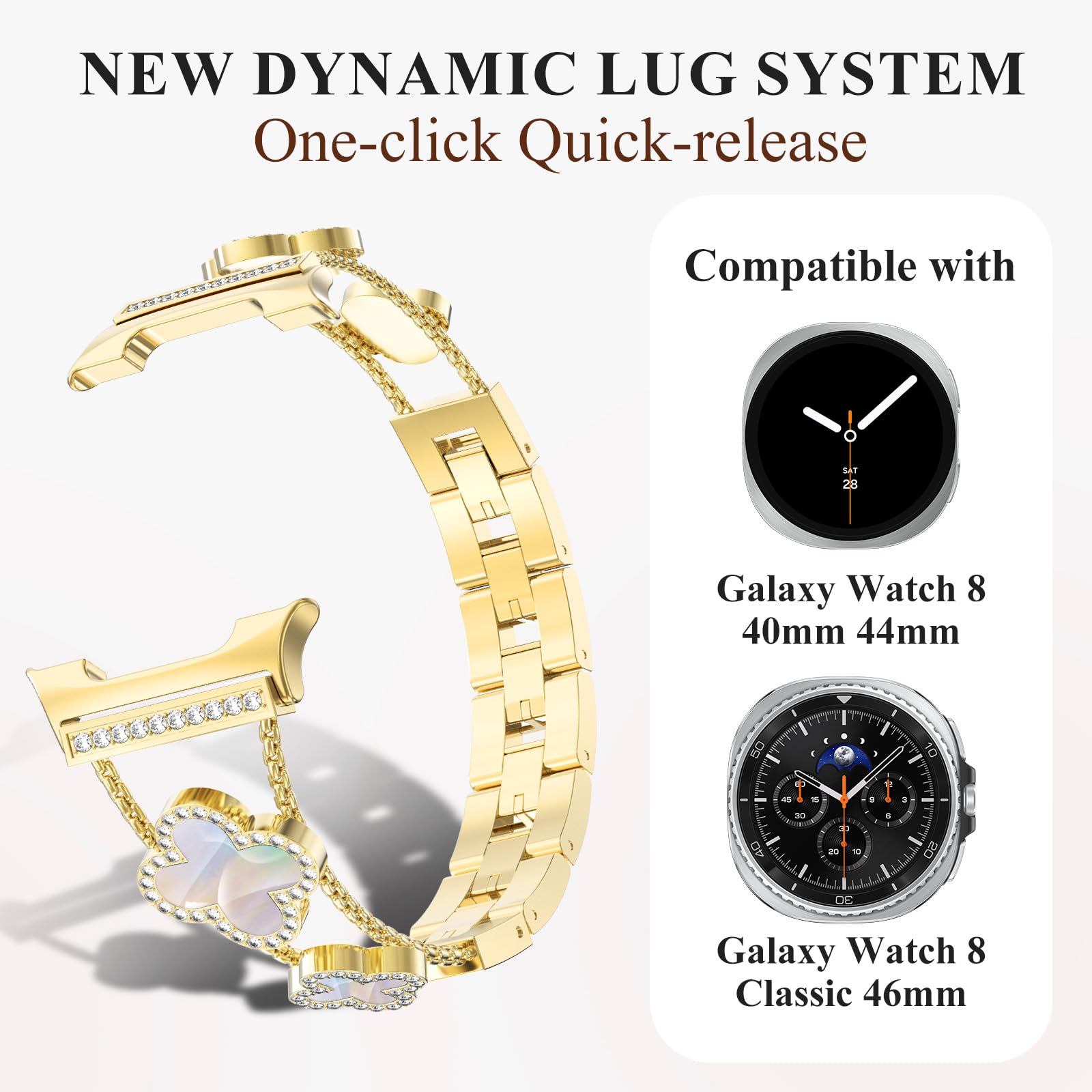 Diamanten band voor Samsung Ga - Luxury Watch Galaxy recensie en prijs