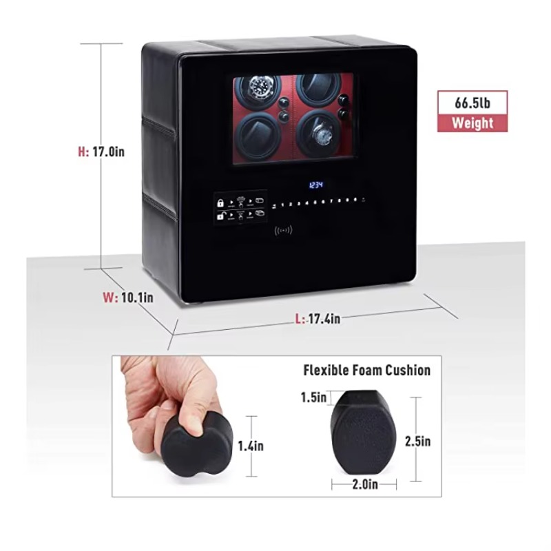 Luxe horlogewinderdoos met 12  - Luxury Watch Storage recensie en prijs