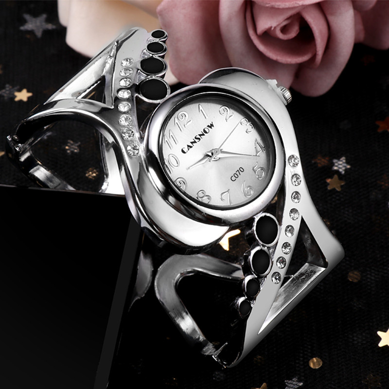 Vrouwen Bangle Horloge Crystal - Luxury Watch Diamond recensie en prijs