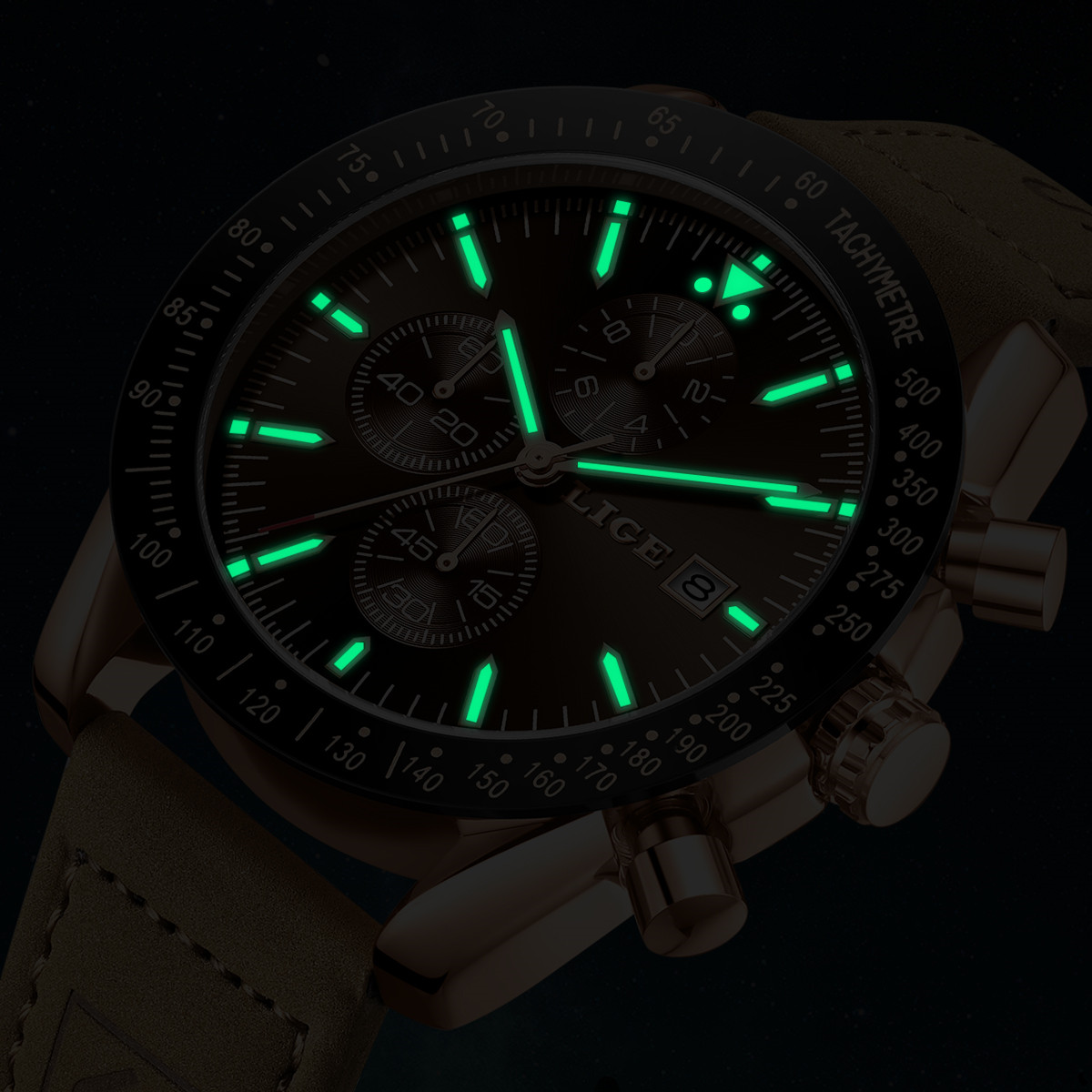 LUIK Lederen Horloges Mannen M - Luxury Watch Leather recensie en prijs
