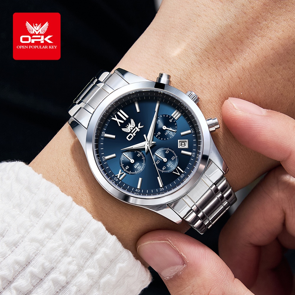 OPK 6052 herenhorloge automati - Luxury Watch Leather recensie en prijs
