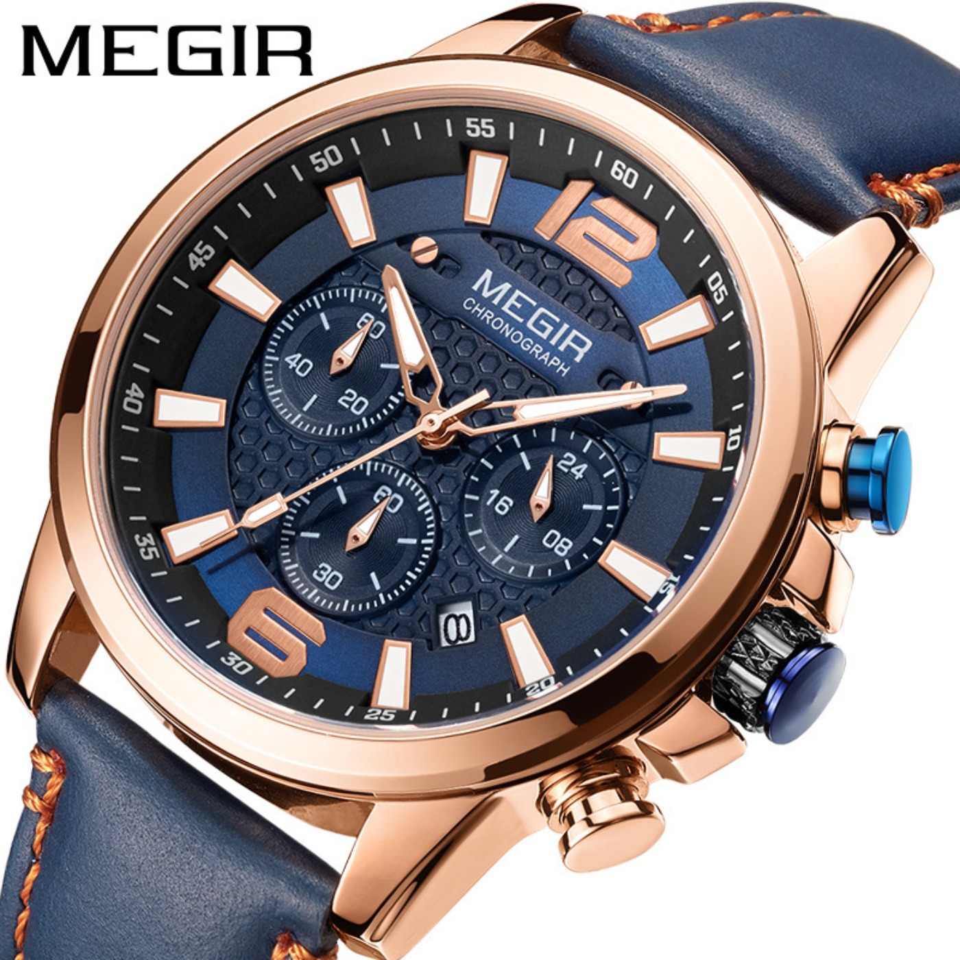 MEGIR 2020 Luxe Horloges Manne - Luxury Watch Leather recensie en prijs
