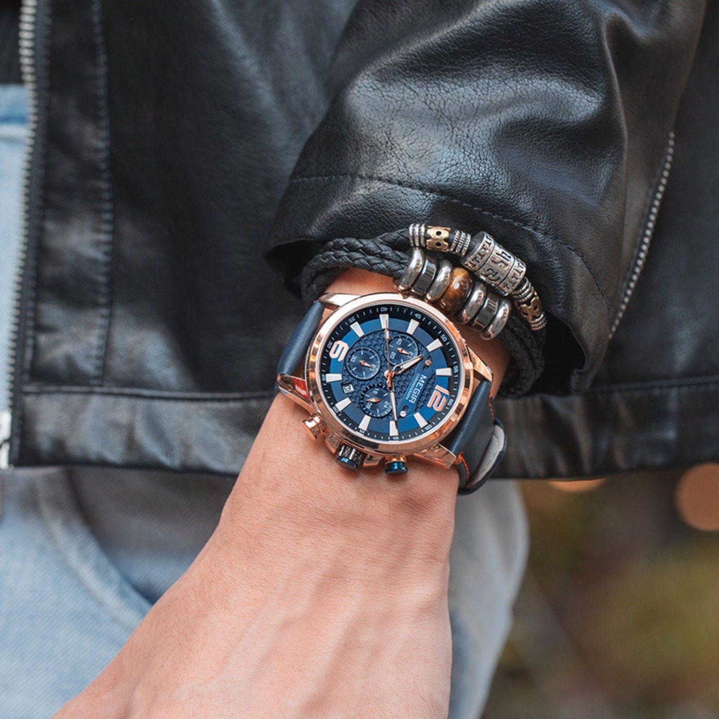 MEGIR 2020 Luxe Horloges Manne - Luxury Watch Leather recensie en prijs