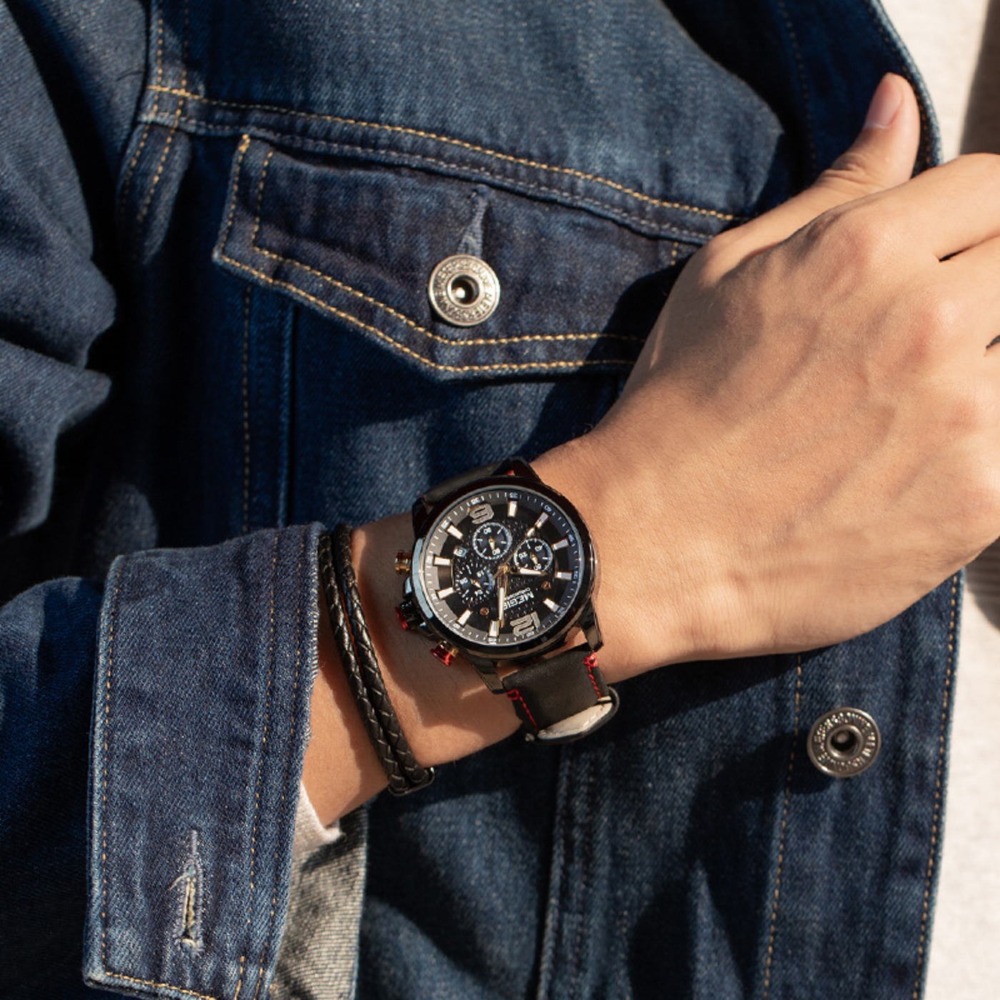 MEGIR 2020 Luxe Horloges Manne - Luxury Watch Leather recensie en prijs