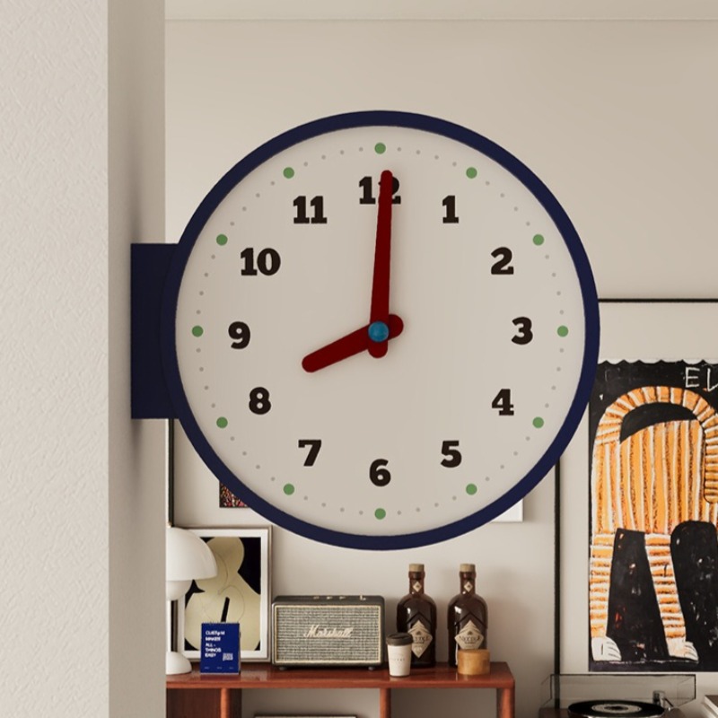 Dubbelzijdige wandklok hoek wo - Luxury Watch House recensie en prijs