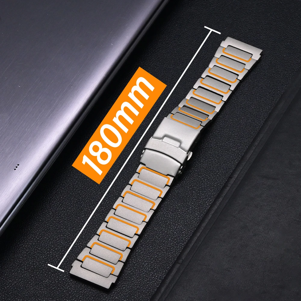 22 mm luxe titanium band voor  - Luxury Watch Galaxy recensie en prijs